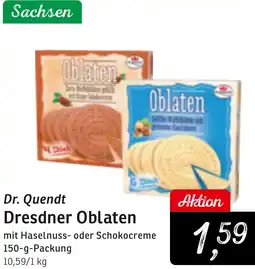 KONSUM Dr. Quendt Dresdner Oblaten Angebot