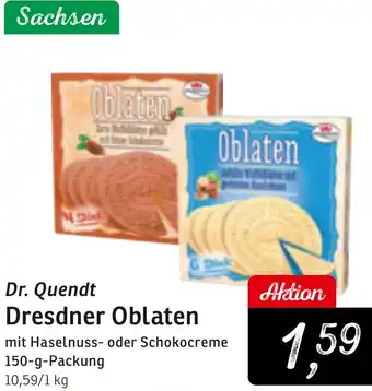KONSUM Dr. Quendt Dresdner Oblaten Angebot