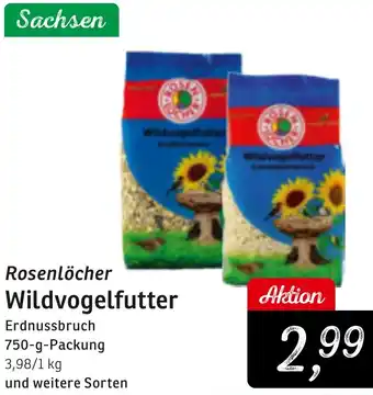 KONSUM Rosenlöcher Wildvogelfutter Angebot