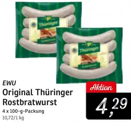 KONSUM EWU Original Thüringer Rostbratwurst Angebot