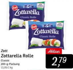 KONSUM Zott Zottarella Rolle Angebot