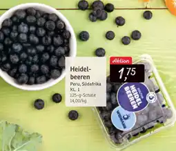 KONSUM Heidelbeeren Angebot