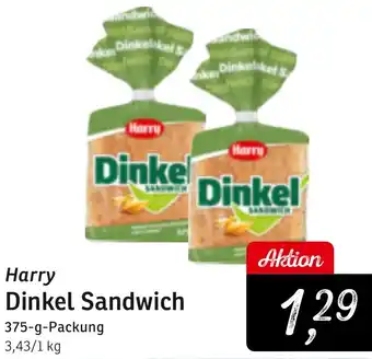KONSUM Harry Dinkel Sandwich Angebot