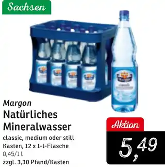 KONSUM Margon Natürliches Mineralwasser Angebot
