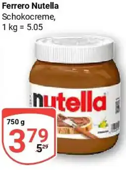 Globus Ferrero Nutella Angebot