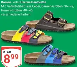 Globus Damen oder Herren-Pantolette Angebot