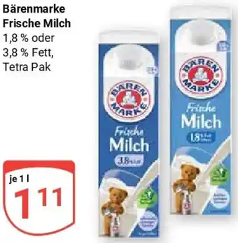 Globus Bärenmarke Frische Milch Angebot