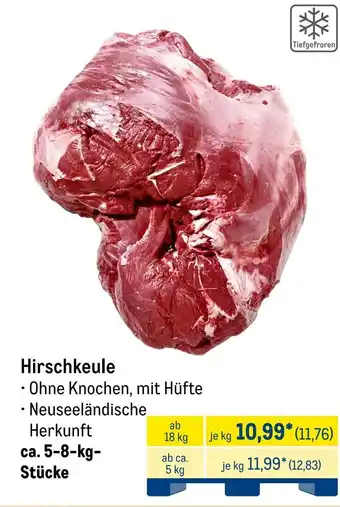 METRO Hirschkeule Angebot