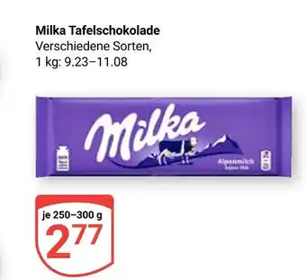 Globus Milka tafelschokolade Angebot
