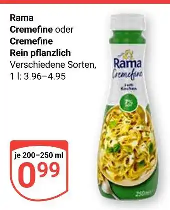 Globus Rama cremfine Angebot