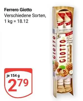 Globus Ferrero giotto Angebot