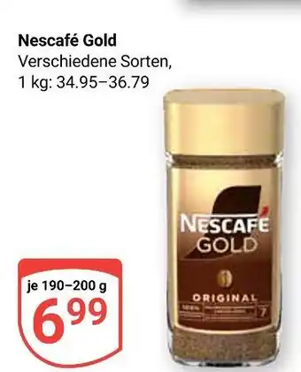 Globus Nescafé gold Angebot