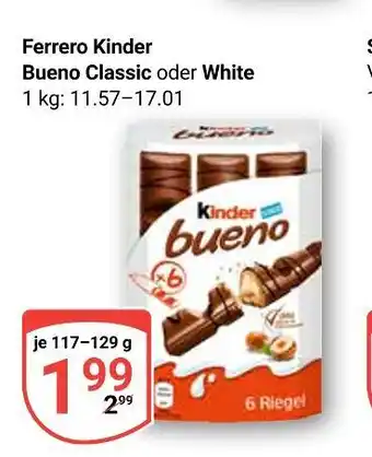 Globus Ferrero kinder bueno classic Angebot