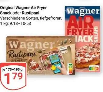 Globus Wagner air fryer snack Angebot