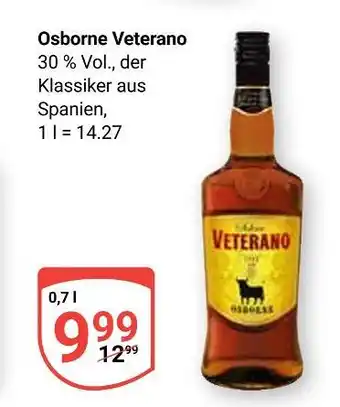 Globus Osborne veterano Angebot