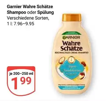 Globus Garnier wahre schätze shampoo Angebot