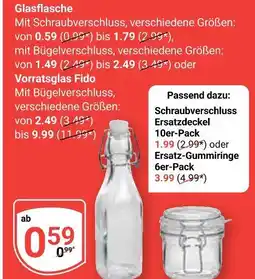 Globus Glasflasche Angebot