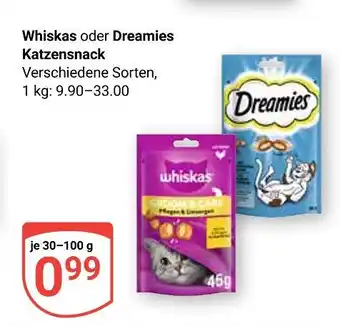 Globus Whiskas katzensnack Angebot