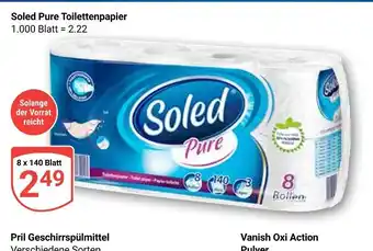 Globus Soled pure toilettenpapier Angebot