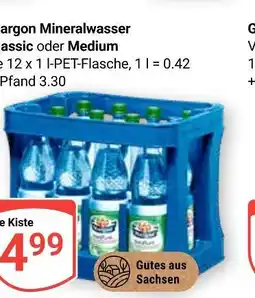 Globus Margon mineralwasser classic Angebot