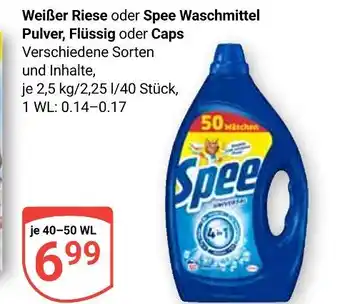 Globus Weißer riese waschmittel pulver Angebot