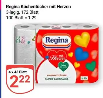 Globus Regina küchentücher mit herzen Angebot