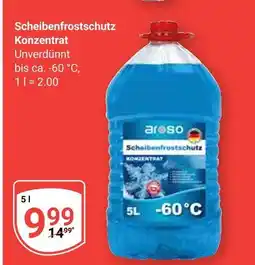 Globus Aroso scheibenfrostschutz konzentrat Angebot