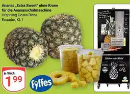 Globus Fyffes ananas extra sweet ohne krone Angebot