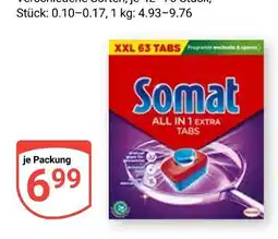 Globus Somat all in 1 extra tabs xxl 63 tabs Angebot