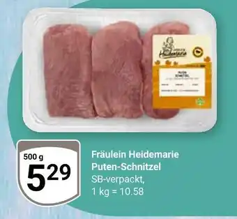 Globus Fräulein heidemarie puten-schnitzel Angebot