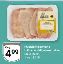 Globus Fräulein heidemarie hähnchen-minutenschnitzel Angebot