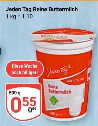 Globus Jeden tag reine buttermilch Angebot
