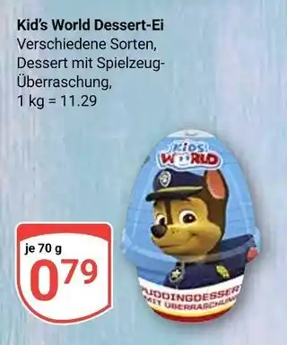Globus Kid's world dessert-ei Angebot