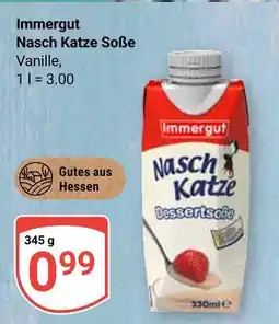 Globus Immergut nasch katze soße vanille Angebot