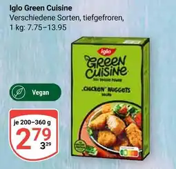Globus Iglo green cuisine Angebot