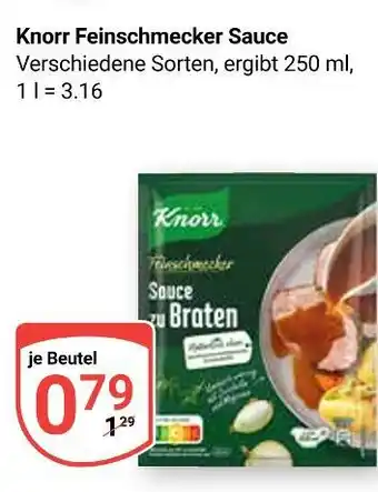 Globus Knorr feinschmecker sauce Angebot