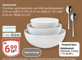Globus Kuppels salatschale Angebot