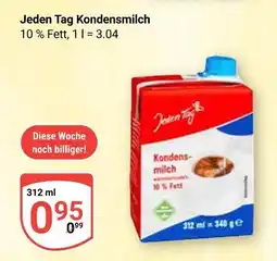 Globus Jeden tag kondensmilch Angebot