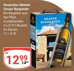 Globus Deutsches weintor grauer burgunder Angebot