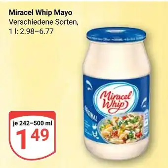 Globus Miracel whip mayo Angebot