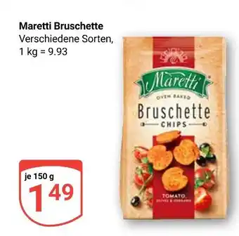 Globus Maretti bruschette Angebot