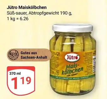 Globus Jütro maiskölbchen Angebot