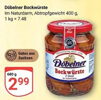 Globus Döbelner bockwürste Angebot