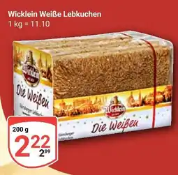 Globus Wicklein weiße lebkuchen Angebot
