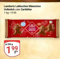 Globus Lambertz lebkuchen männchen vollmilch Angebot