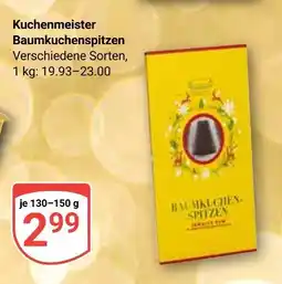 Globus Kuchenmeister baumkuchenspitzen Angebot