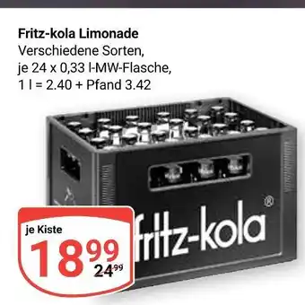 Globus Fritz-kola limonade Angebot