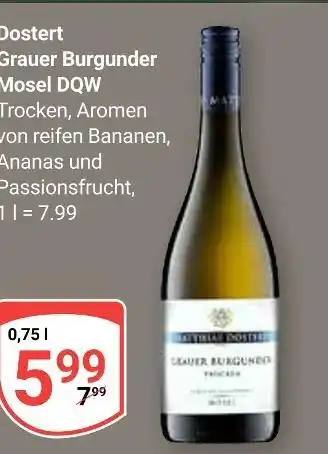 Globus Dostert grauer burgunder mosel dqw Angebot