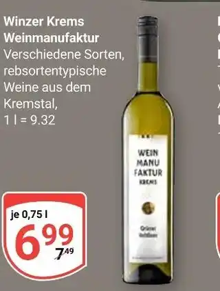 Globus Winzer krems weinmanufaktur grüner veltliner Angebot