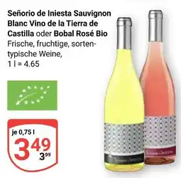 Globus Señorio de iniesta sauvignon blanc vino de la tierra de castilla Angebot